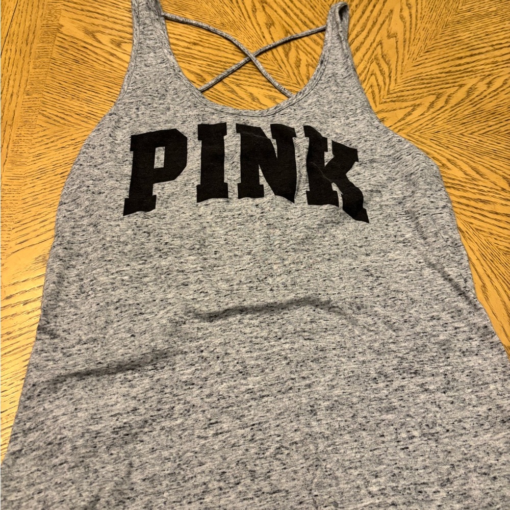 Victoria's Secret PINK Gray Tank Top